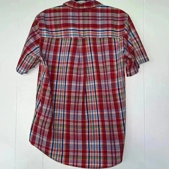 Chaps by Ralph Lauren Plaid Short Sleeve Shirt - Picture 2 of 6